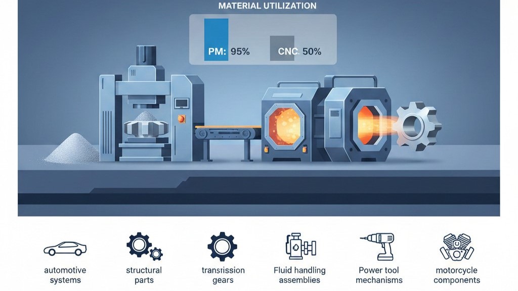 Precision Powder Metallurgy Components - H&Z